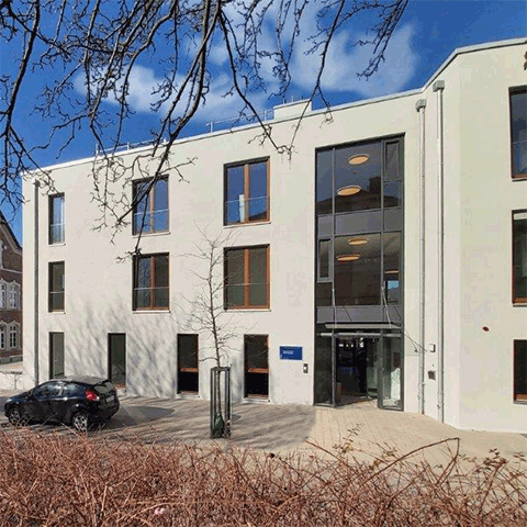 Auenansicht des Pflegezentrums Haus Hannah in Bethel